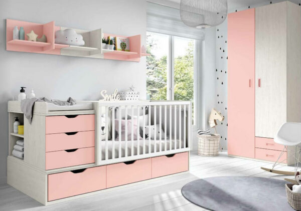 Dormitorio juvenil convertible 1.10